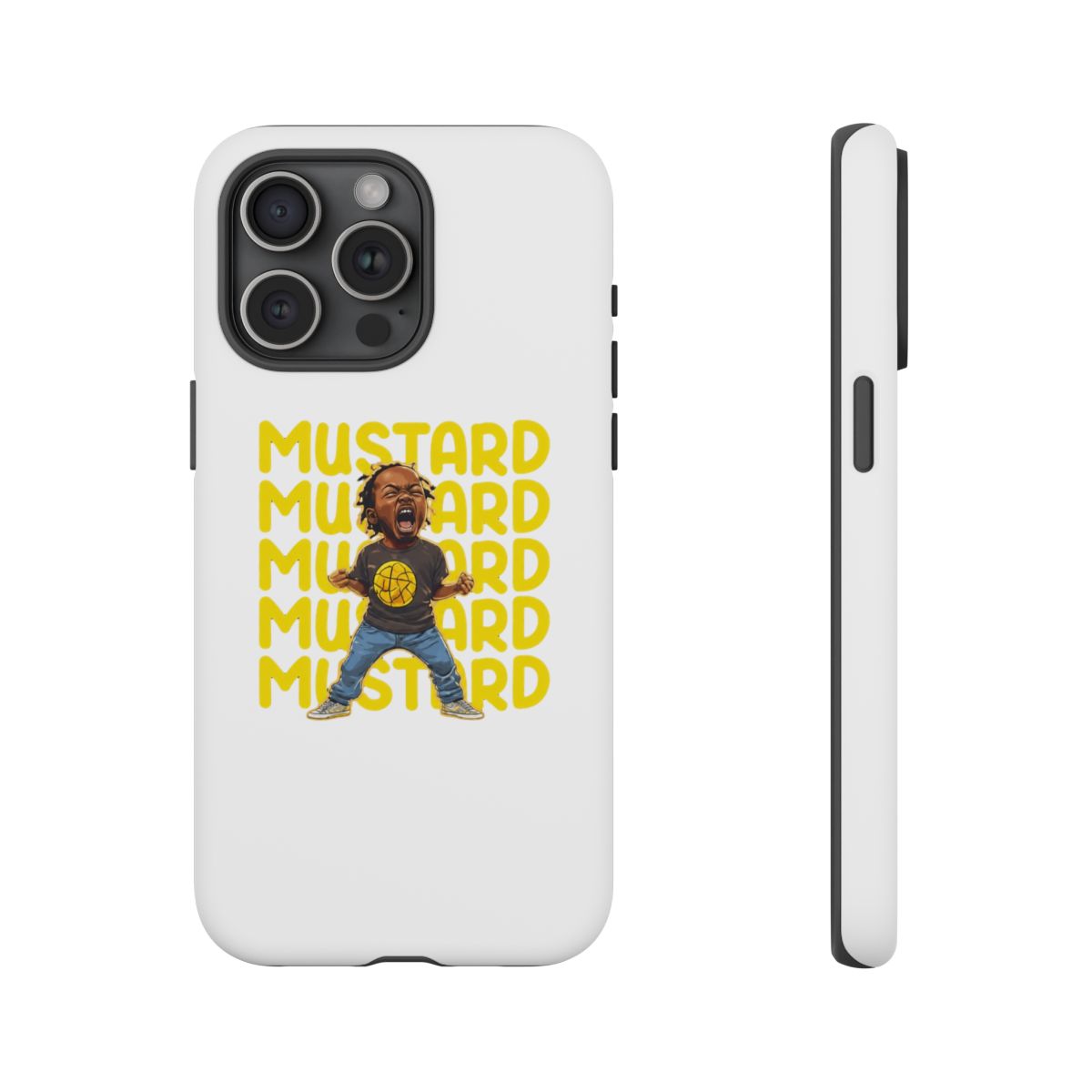 Kendrick Lamar Mustard Phone Case - alternate angle 2, merchandise