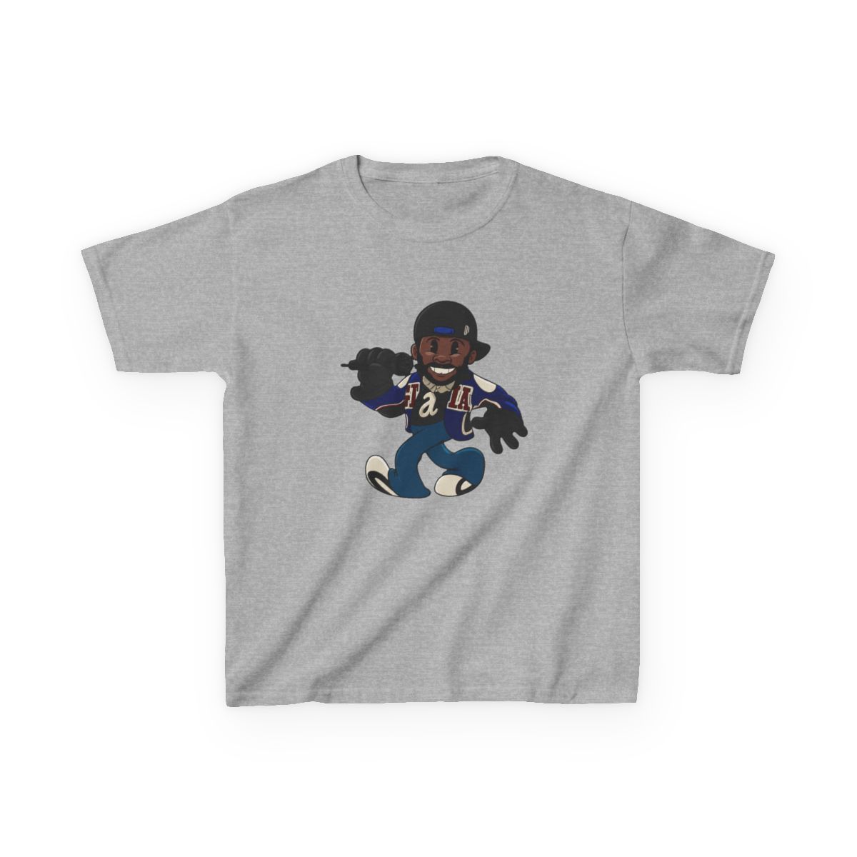 Kendrick Lamar Super Bowl Cuphead style Kids T-Shirt - alternate angle 3, merchandise