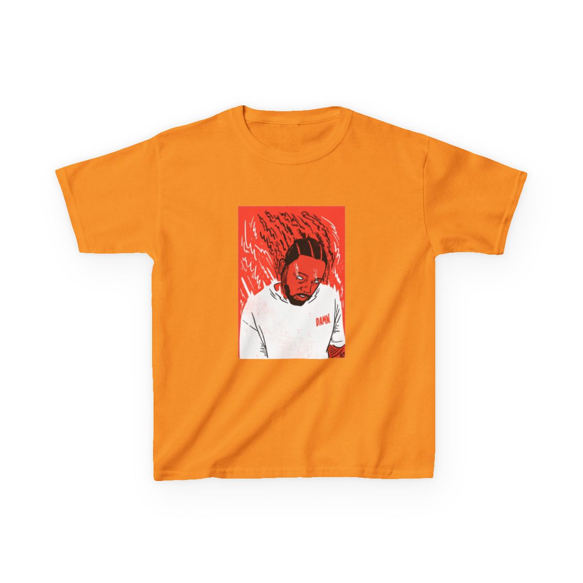 Kendrick DAMN Kids T-Shirt | Kendrick Lamar - alternate angle 3, merchandise