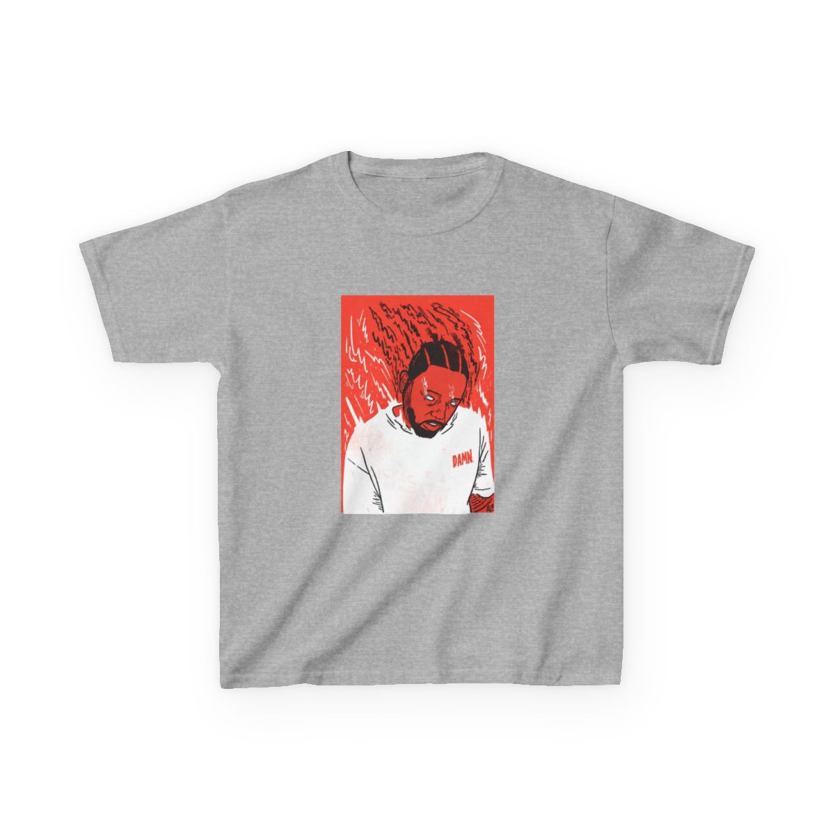 Kendrick DAMN Kids T-Shirt | Kendrick Lamar - alternate angle 2, merchandise