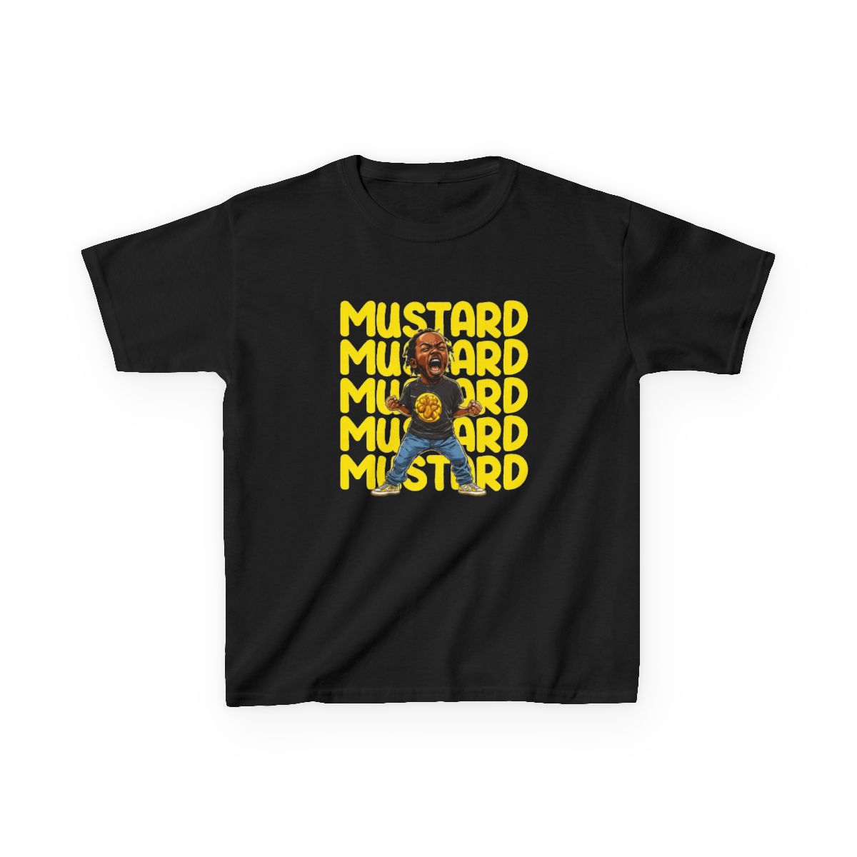Kendrick Lamar Mustard Kids T-Shirt - alternate angle 5, merchandise